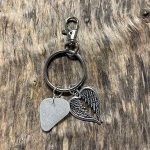 Seaglass keychain